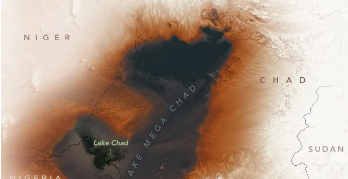 NASA опублікувало знімки стародавнього озера у Сахарі