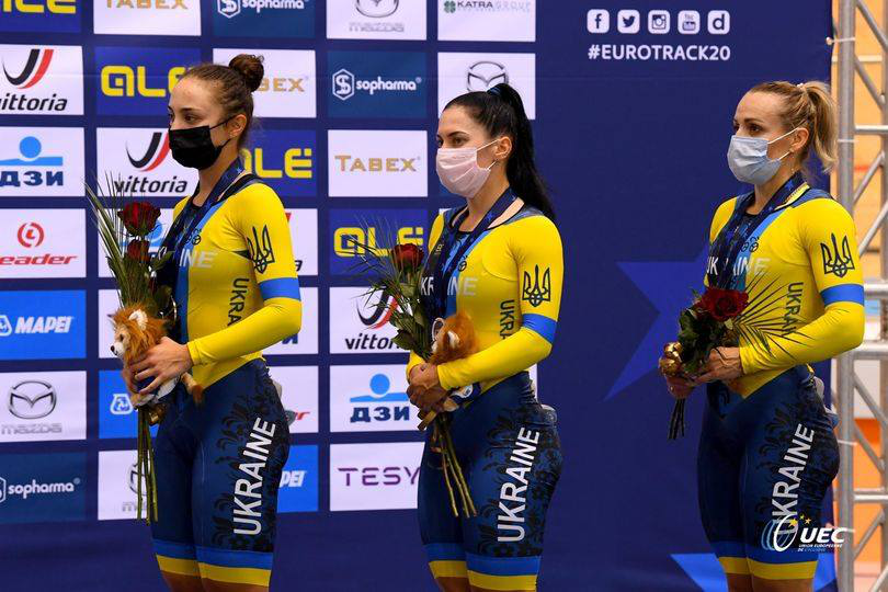 Волинянка виборола «бронзу» у командному спринті на чемпіонаті Європи з велоспорту (фото)