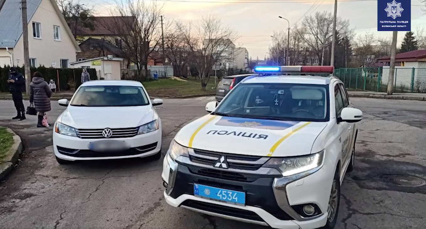 Погоня у Луцьку: водій втікав від поліції, бо не мав посвідчення (відео)