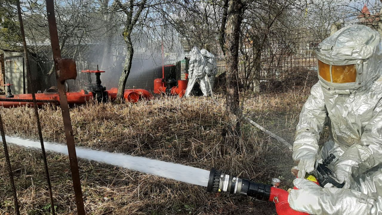 Розгерметизація газопроводу: на «Волиньгазі» «гасили» вогонь (фото)