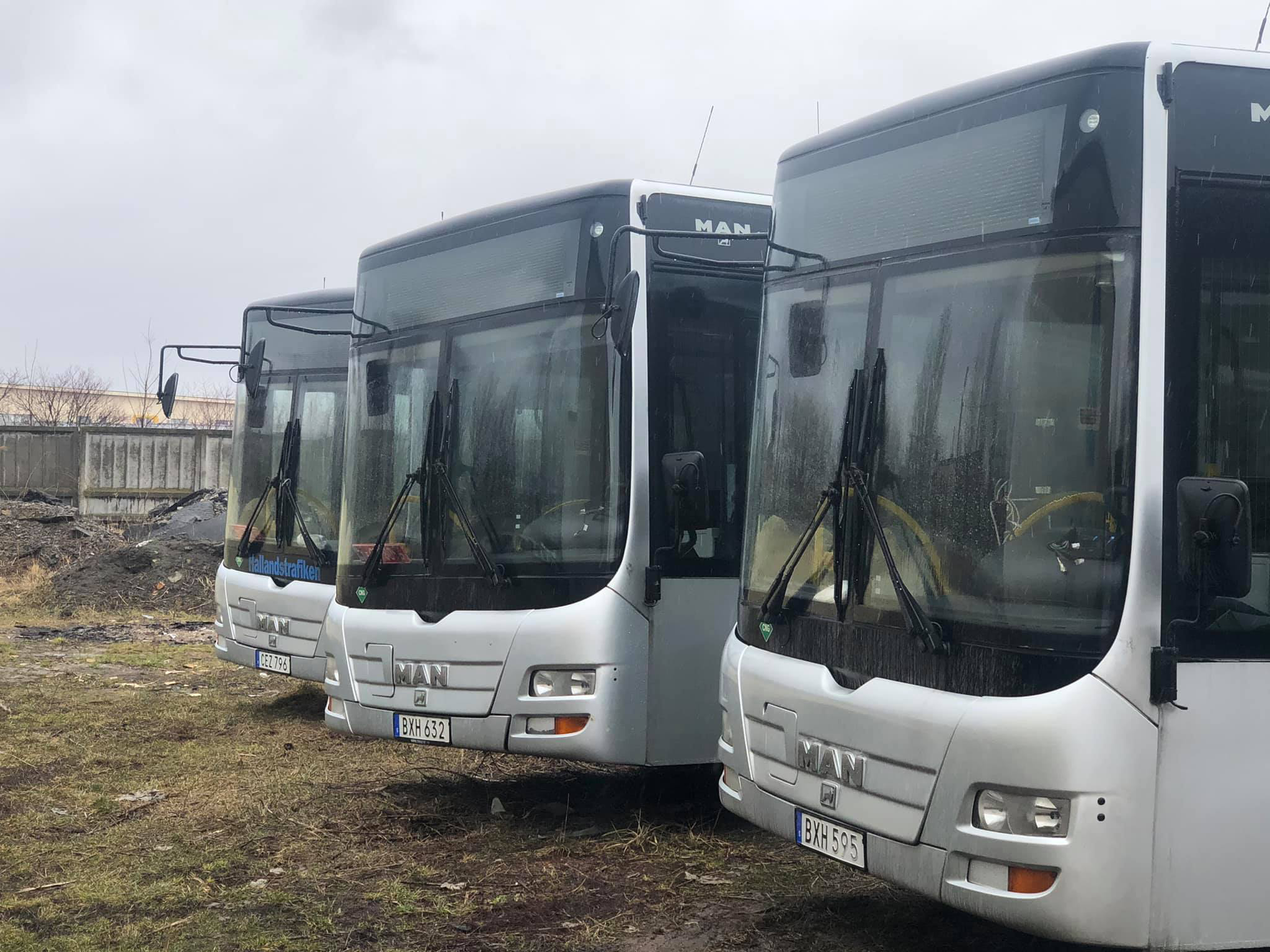 У Луцьку з'явилися сім новеньких автобусів MAN (фото)