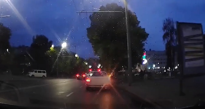 У Луцьку зловили нетверезого водія-порушника (відео)