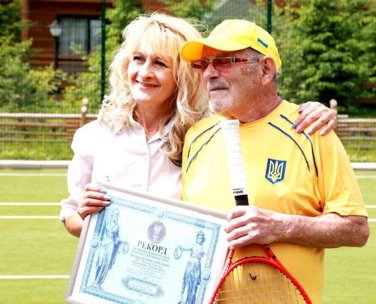 97-річний український тенісист потрапив до Книги рекордів Гіннеса