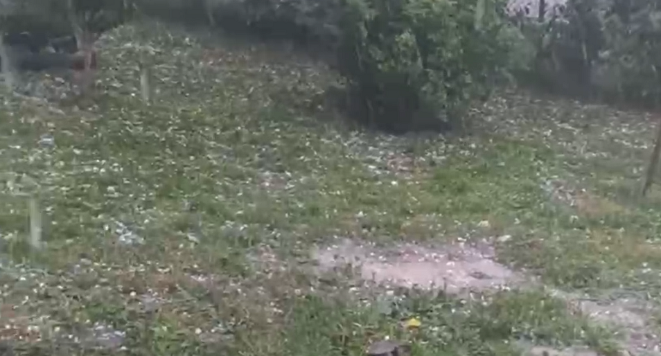 У Володимир-Волинському районі випав велетенський град(фото, відео)