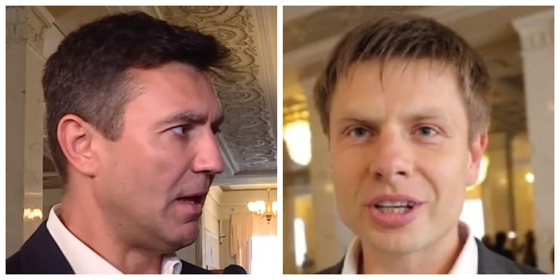 «Хто всравсь?»: у Раді «інтелігентно» поспілкувалися нардепи Тищенко і Гончаренко (відео)
