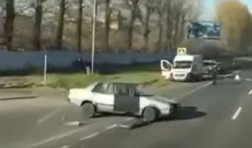 У Володимирі – автотроща за участю двох автомобілів (відео)