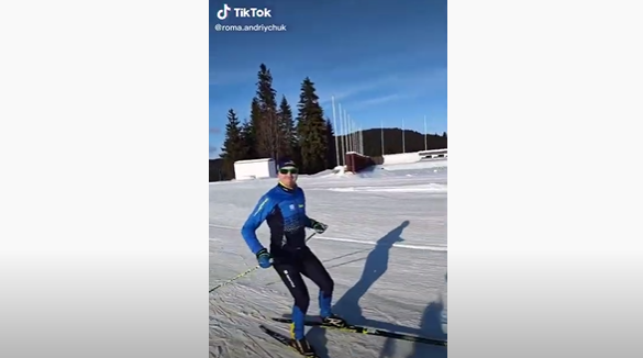 Тренер волинських біатлоністів затанцював на лижах (відео)