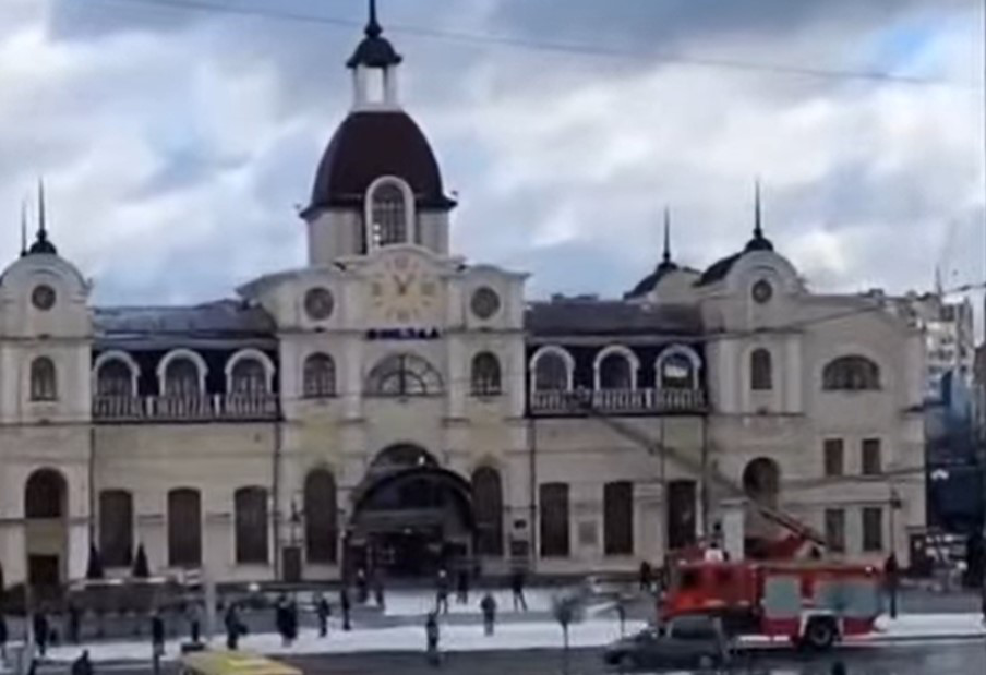 🔥 У Луцьку «горів» залізничний вокзал (відео)