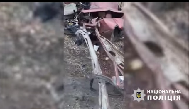 Російський танк розчавив авто з дитиною у Запорізькій області (відео)