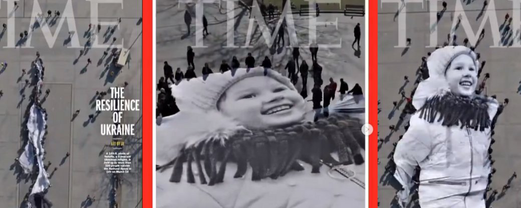 «Стійкість України»: Times розмістили на обкладинці дівчинку з Кривого Рогу (відео)