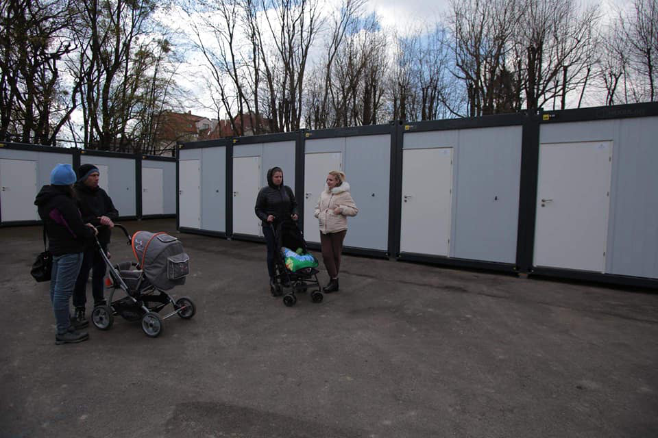У Львові відкрили модульне містечко для переселенців (фото, відео)