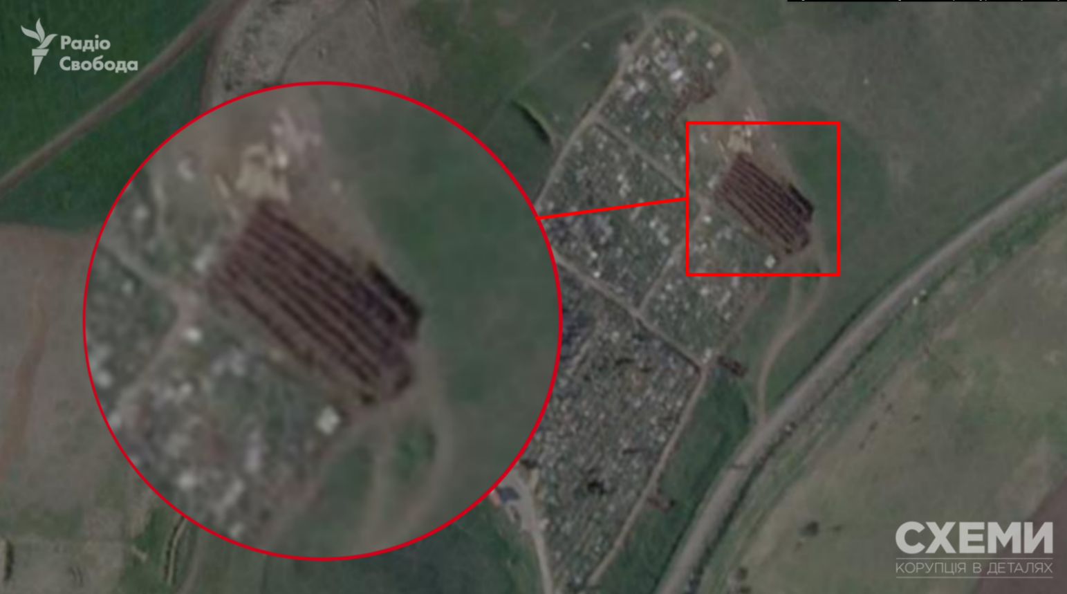 У селі під Маріуполем супутники виявили ще одну братську могилу (фото)