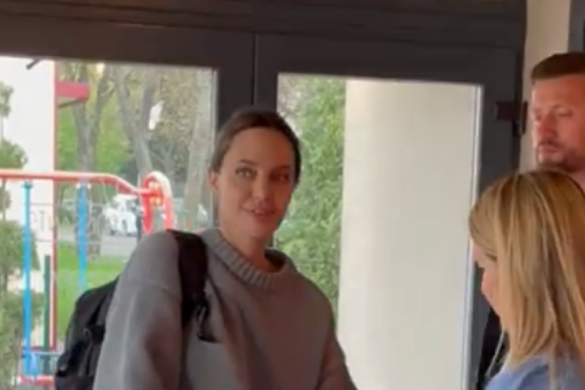 Анджеліна Джолі приїхала до Львова (відео)