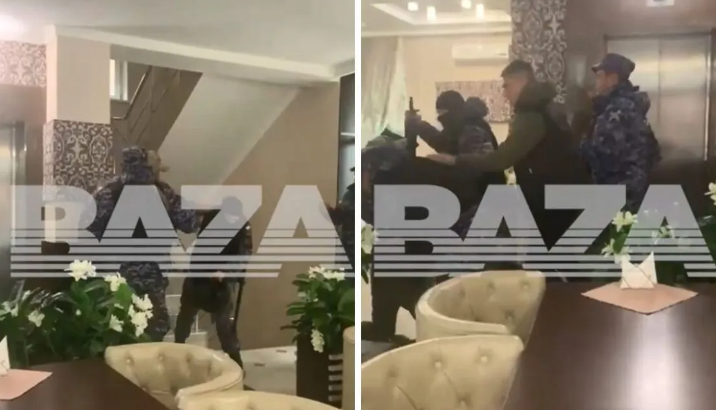 На росії «вагнерівець», який повернувся з «ДНР», напав на росгвардійців (відео)