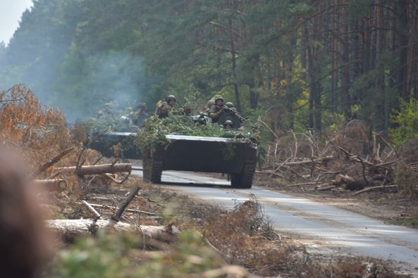 Україна провела біля кордону з Білоруссю військові навчання (фото)