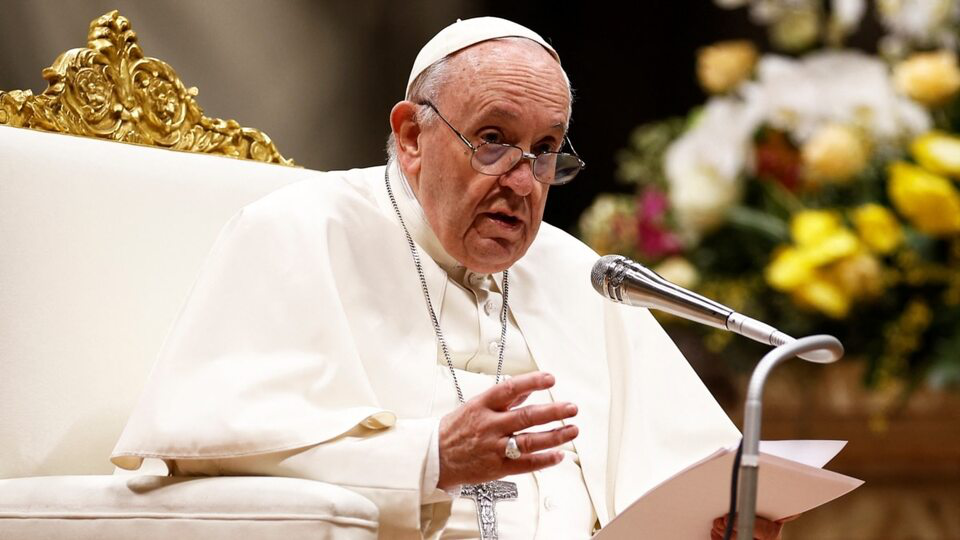 Папа Римський закликав Зеленського «відкритись серйозним пропозиціям миру»