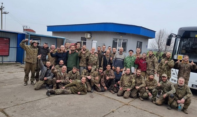 З російського полону звільнили ще 45 українських військових