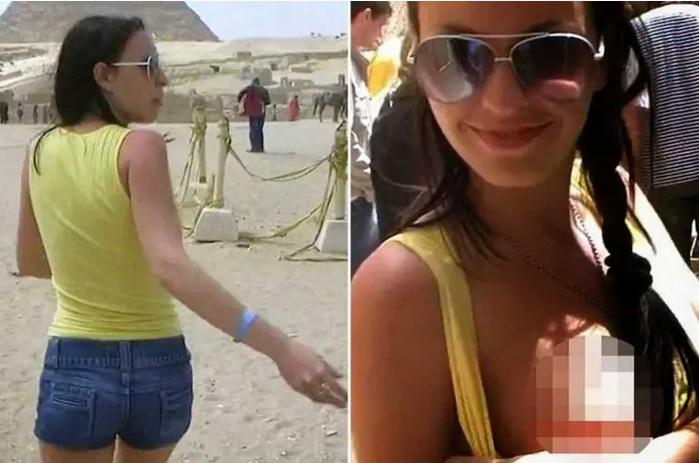 Все заради «лайків»: туристка в Єгипті публічно роздяглася догола для фотосесії у Сфінкса