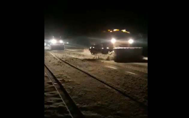 Волинські дороги чистили від «снігової каші» (відео)