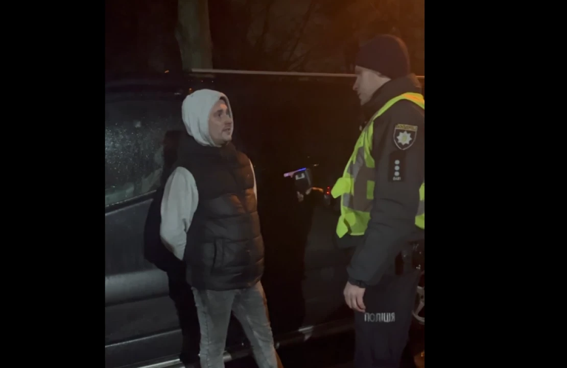 У Луцьку зловили п'яного водія під час комендантської години (відео)