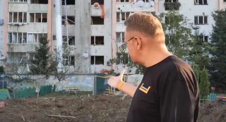 У Львові ракета прилетіла на територію дитсадка (відео)
