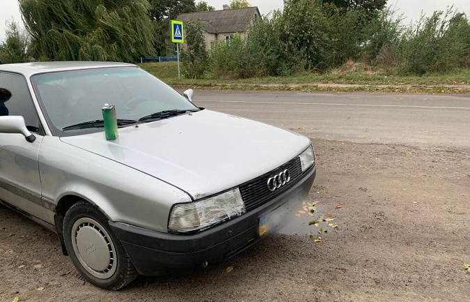 На Волині п'яний водій Audi хотів «розрулити» ситуацію за 1500 гривень (фото)
