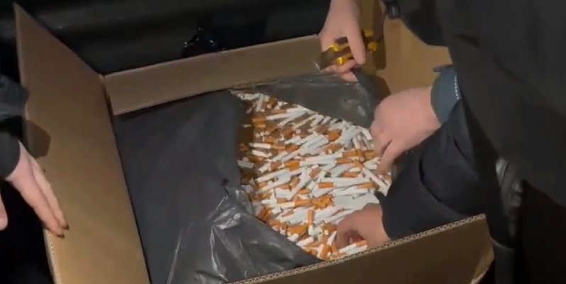 У бусі волинянина знайшли понад центнер «лівих» сигарет на пів мільйона гривень (фото, відео)