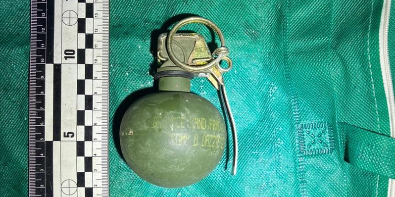 У волинянина в торбинці знайшли американську гранату M67 (фото)