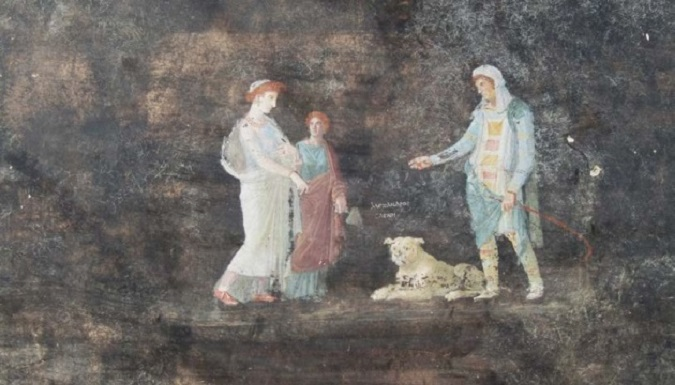 У Помпеях виявили кімнату із фресками про Троянську війну